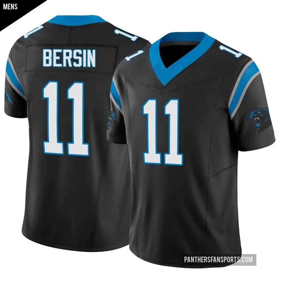 Men's Carolina Panthers ＃11 Brenton Bersin Black Limited Vapor F.U.S.E. Jersey