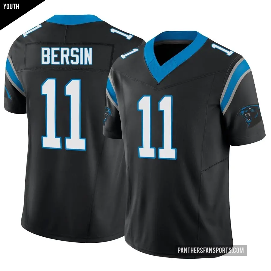 Youth Carolina Panthers ＃11 Brenton Bersin Black Limited Vapor F.U.S.E. Jersey