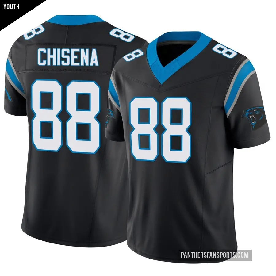 Youth Carolina Panthers ＃88 Dan Chisena Black Limited Vapor F.U.S.E. Jersey